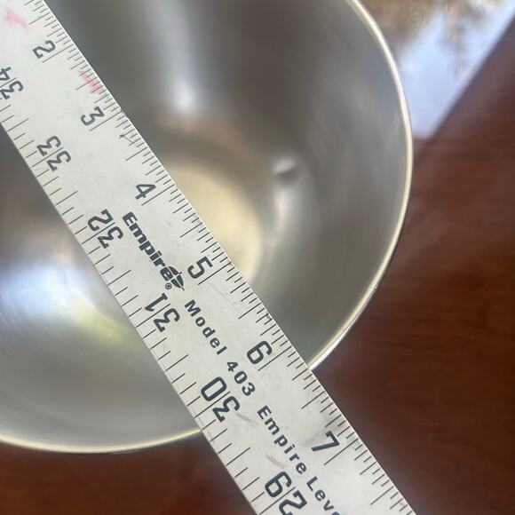 Vintage General Electric Stainless Steel Mixing Bowl — Made in USA - Picture 7 of 7